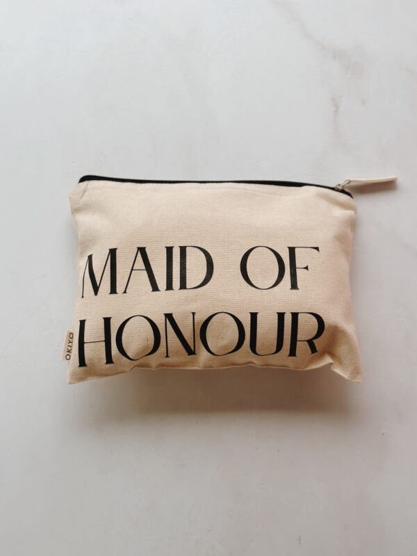 Cosmetic Bag - Maid of Honour (Cream)