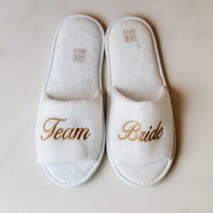 Slippers - TEAM Bride in Gold