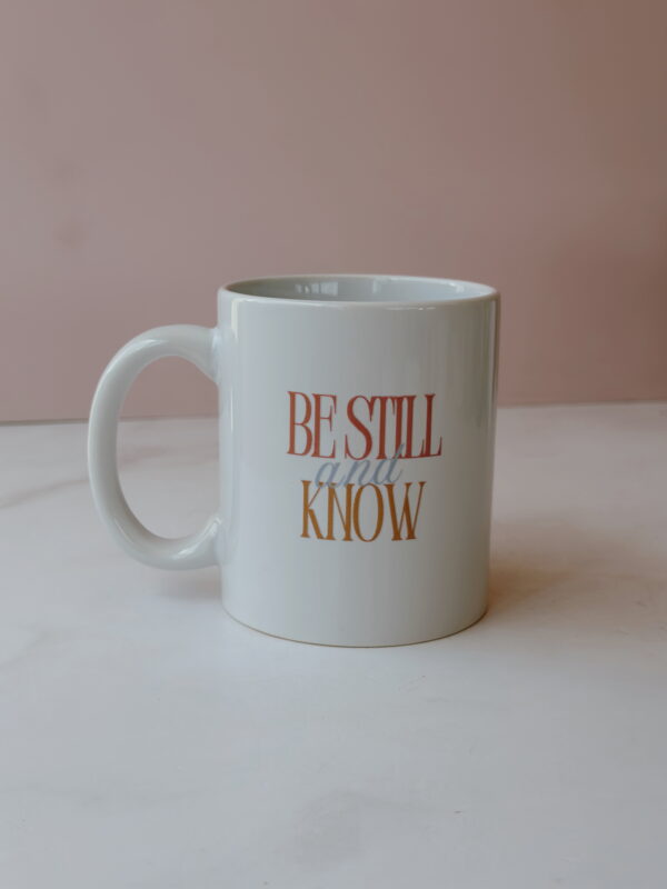 🐰 Mug - Be STILL and KNOW (White)