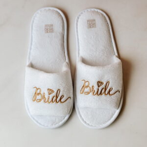 Slippers - Bride in Gold