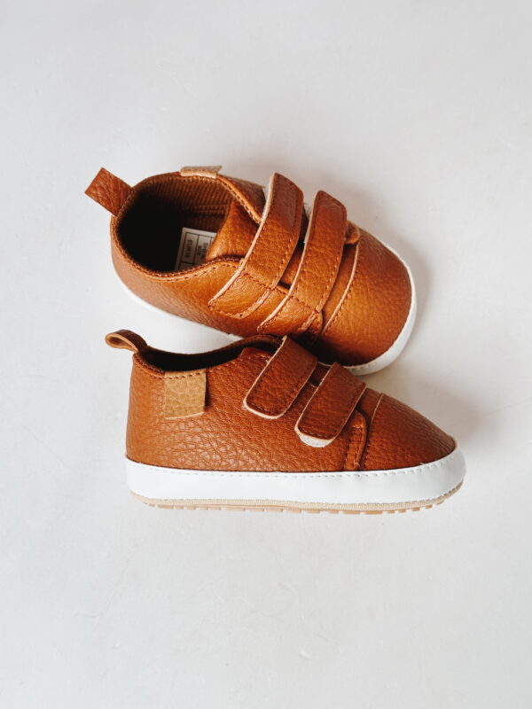 Baby Shoes - Brown Sneakers