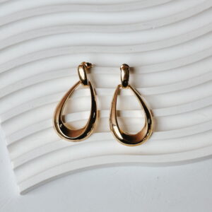 🩷JEWELLERY - Gold Oval Drops