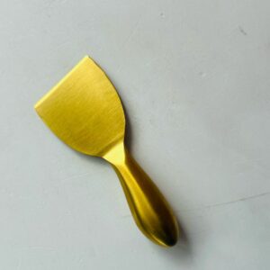 Homeware - Gold Cheese Knife (Broad Short)