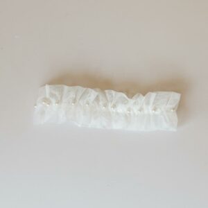 Bride Garter Small Pearls