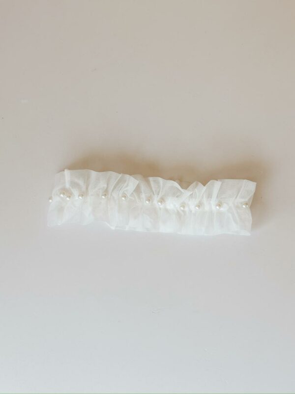 Bride Garter Small Pearls