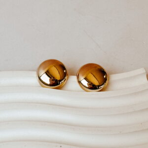 JEWELLERY - Earrings - Gold Medium Sized Studs