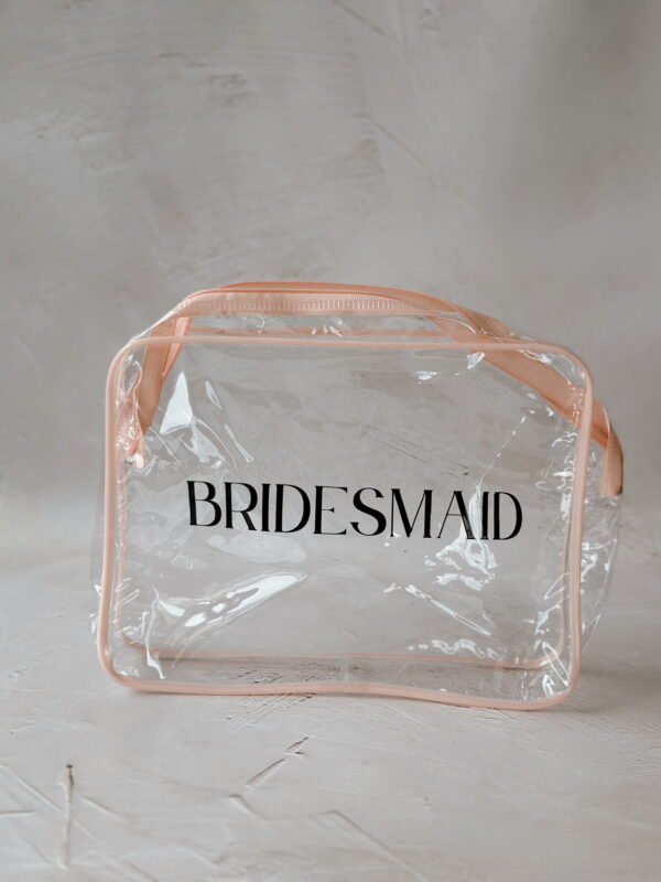 Cosmetic Bag - Bridesmaid (Transparent)