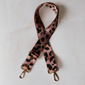🐆 Crossbody Strap - Animal Print Pink