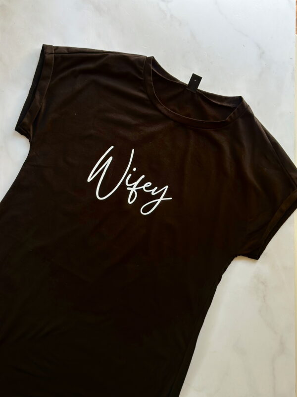 🐆T-shirt Dress - Wifey (Medium)