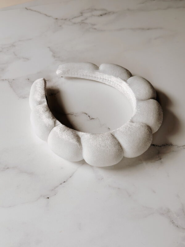 🐆 Makeup Headband - White
