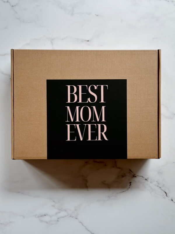 Large Brown Gift Box - Best Mom Ever (24 x 32 x 8,5cm)