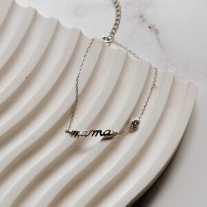 🐆 JEWELLERY -Sterling Silver Pearl Necklace MAMA