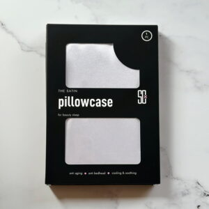🐆 Satin Pillowcase - White