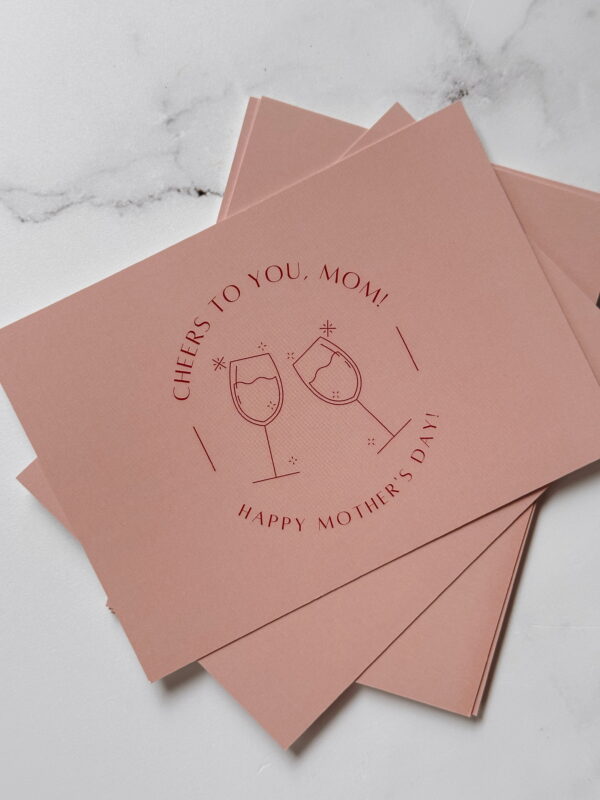 'Cheers to you, Mom! Happy Mother's Day!' - Post Card