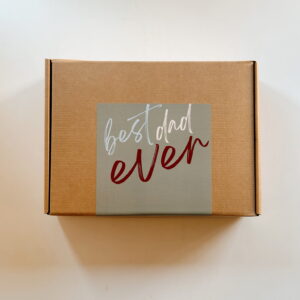 Large Brown Gift Box - Best Dad Ever (24 x 32 x 8,5cm)