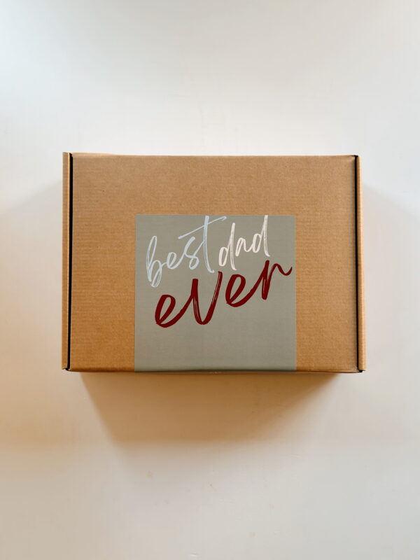 Large Brown Gift Box - Best Dad Ever (24 x 32 x 8,5cm)