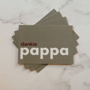 'Dankie Pappa'  - Post Card