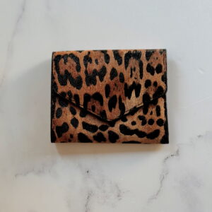Card Holder Wallet - Leopard Print