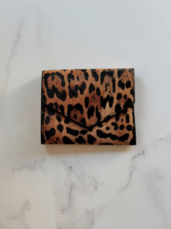 Card Holder Wallet - Leopard Print