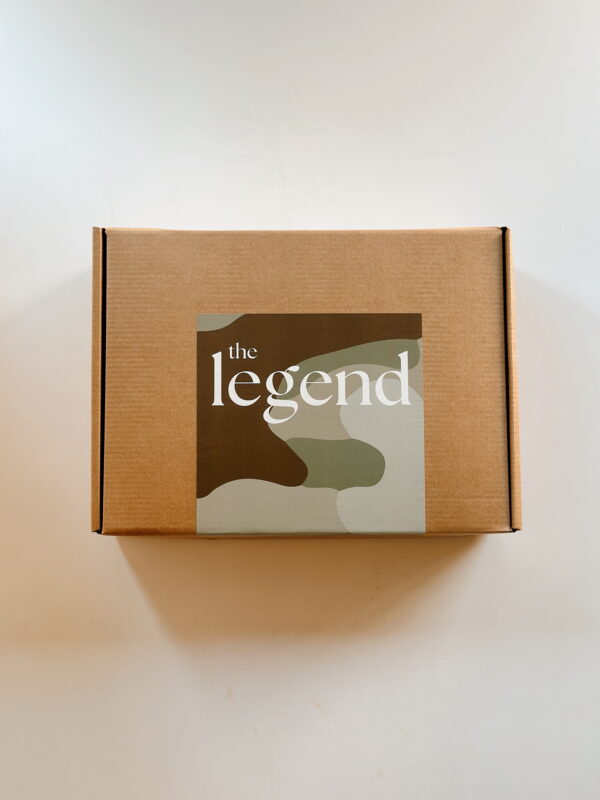 Large Brown Gift Box - The Legend Camo (24 x 32 x 8,5cm)