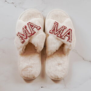 🐆 Slippers - MAMA Red Pearl