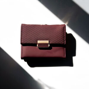 Card Holder Wallet - Small BURGUNDY