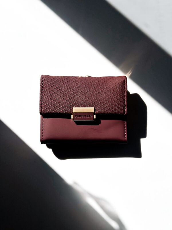 Card Holder Wallet - Small BURGUNDY