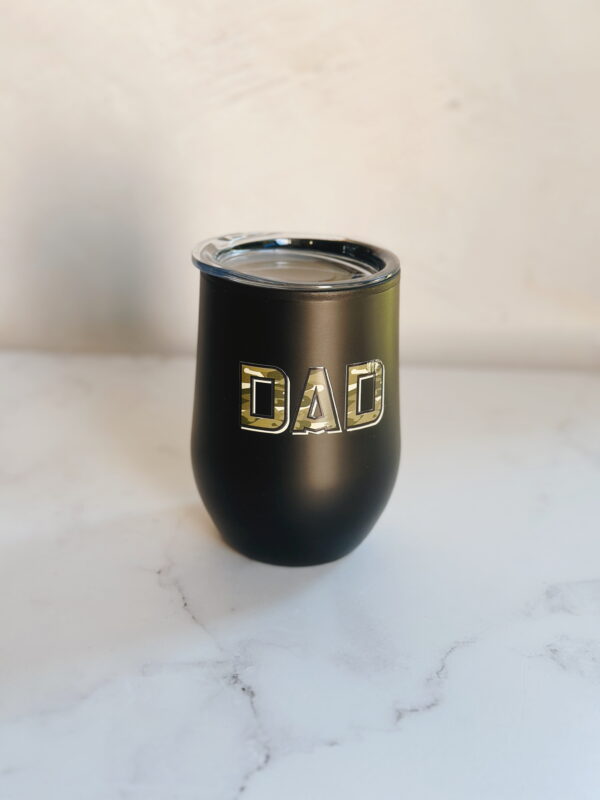 🫶🏼 Coffee & Wine Tumbler - Camo DAD