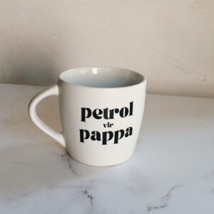 🫶🏼 Mug - Petrol Vir Pappa (White)