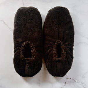 Slippers - Men's Fluffy Sock Boots - One Size Fits Most