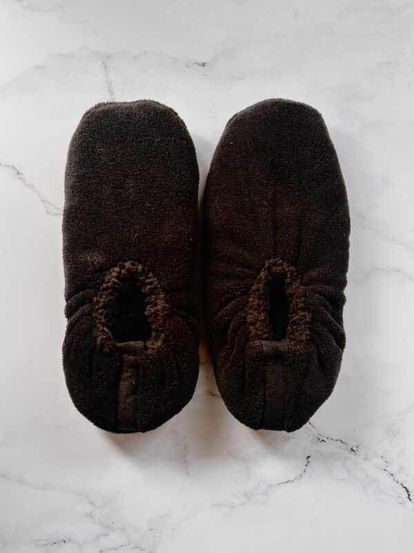 Slippers - Men's Fluffy Sock Boots - One Size Fits Most