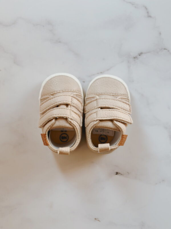 Baby Shoes - Cream Baby shoes - Image 2
