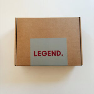 Large Brown Gift Box - Legend. (24 x 32 x 8,5cm)