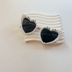 Sunglasses - Pearl Hearts Bride To Be (Teens & Adults)