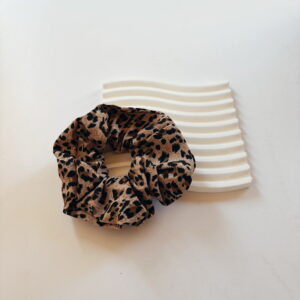 Hair scrunchie - Leopard print light
