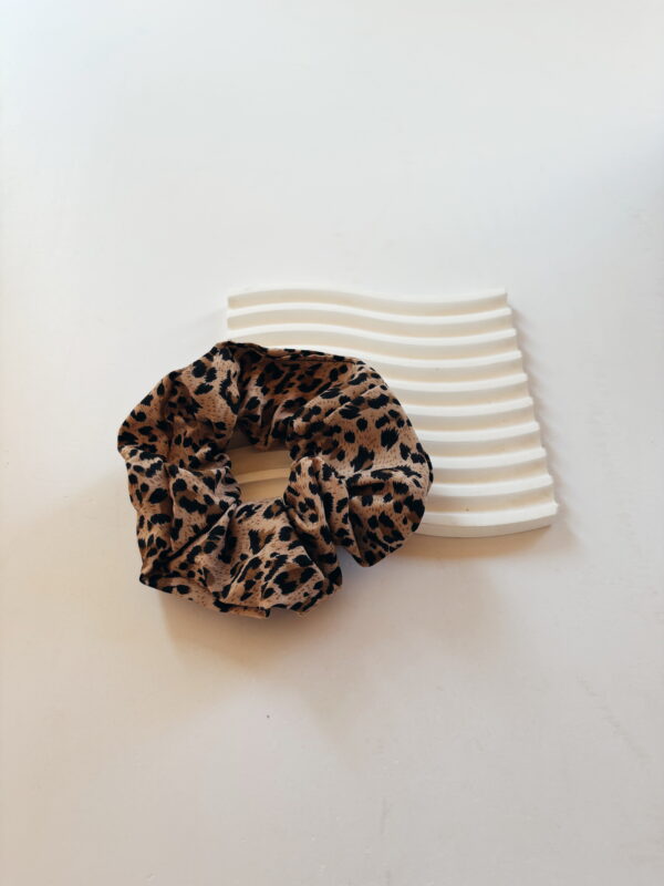 Hair scrunchie - Leopard print light