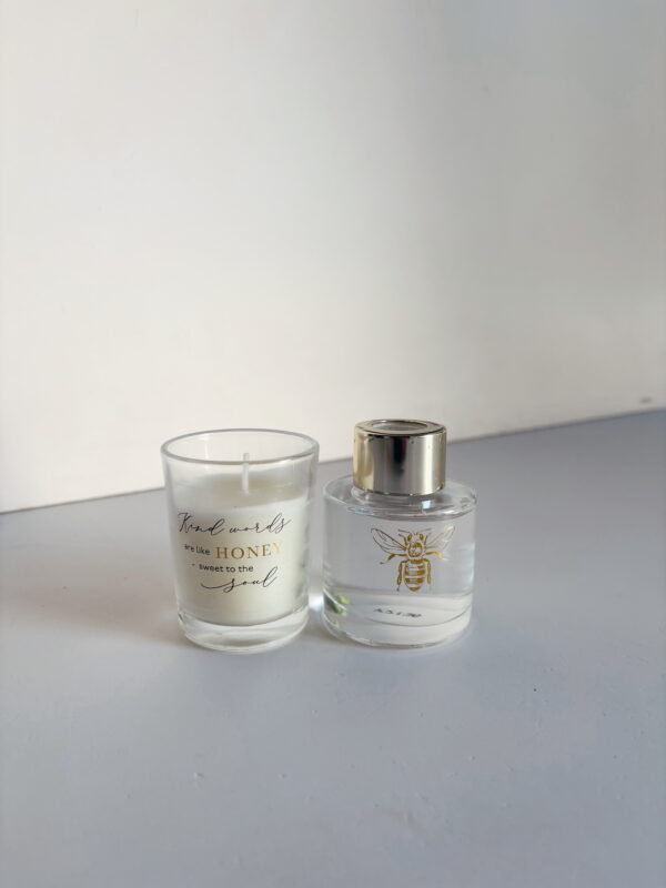 🌸Home -Bee Scent Your Home Duo - 30ml Diffuser & 60g Scented Candle