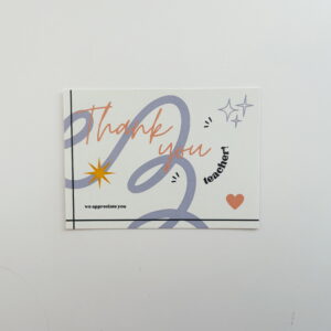 🌸Thank you teacher! - Post Card