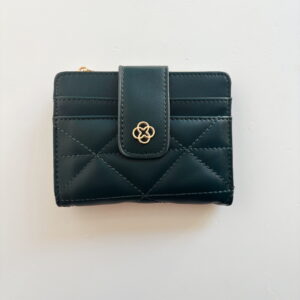 🌸Card Holder Wallet - Small Green diamond pattern