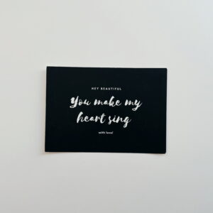 🌸You make my heart sing with love - Post Card