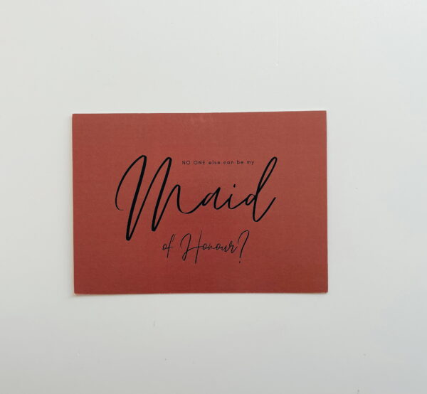 🌸No one else can be my Maid of Honour - Post Card