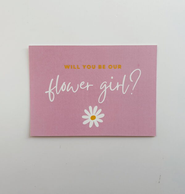 🌸Will you be our flower girl - Post Card