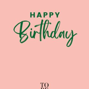 🌸Large Brown Gift Box - Happy Birthday (24 x 32 x 8,5cm)
