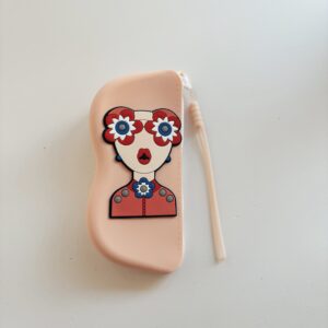 Accessories- Silicon sunglass holder - Light Pink