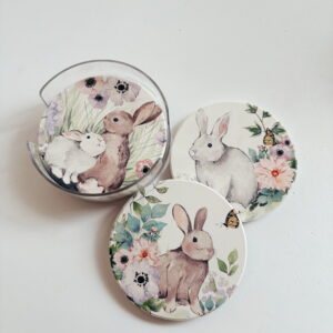 Coaster -  Easter Bunny Coaster Set of 4