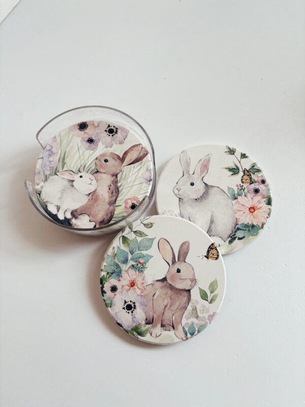 Coaster -  Easter Bunny Coaster Set of 4