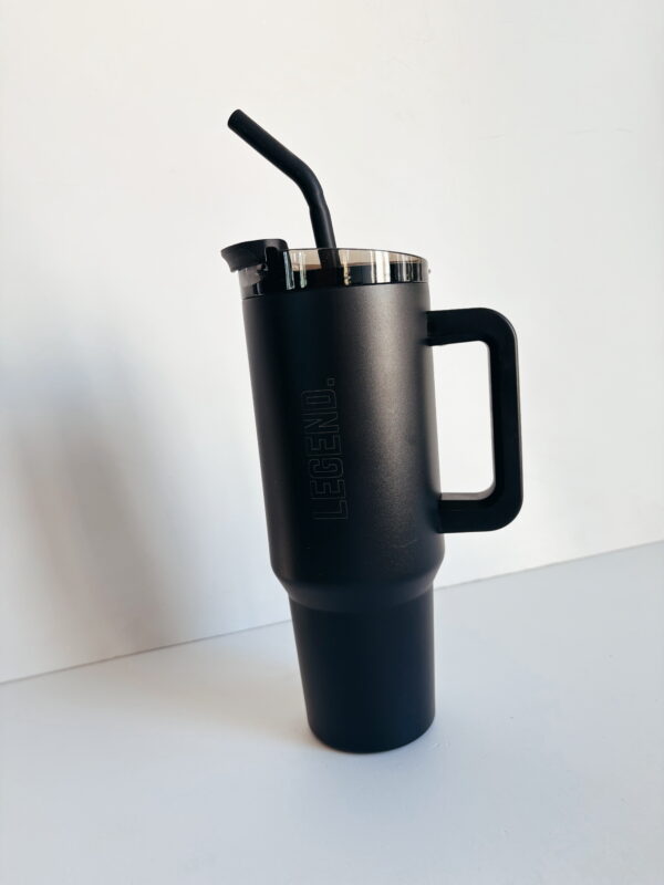 Stainless Steel Travel Tumbler (Black)