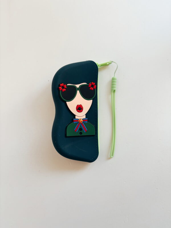 Accessories- Silicon sunglass holder - Green