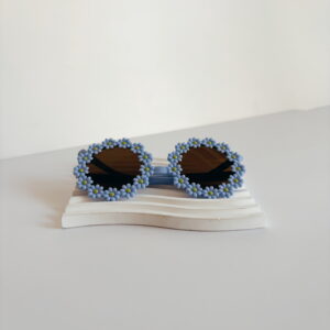 🌸Sunglasses - Little Girls Baby blue round glasses