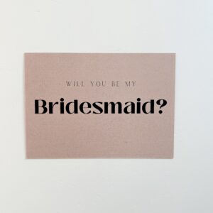 🌸'will you be my bridesmaid ?'  - Post Card